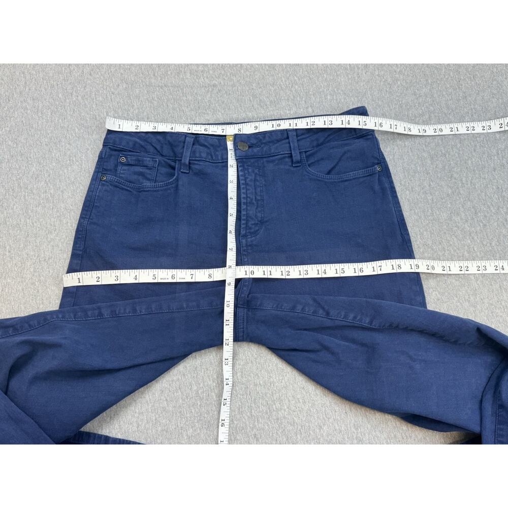 NYDJ Jeans Womens 10 Blue Denim Cotton Blend Stretch Marilyn Straight Leg - Picture 6 of 7